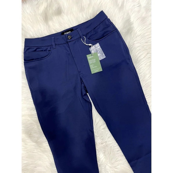 Quince Mens Everyday 5 Pocket Tech Pants Slim Fit Navy Blue NWT 30 x 30 - Picture 2 of 4